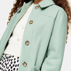 Topshop Oregon Car Coat New
